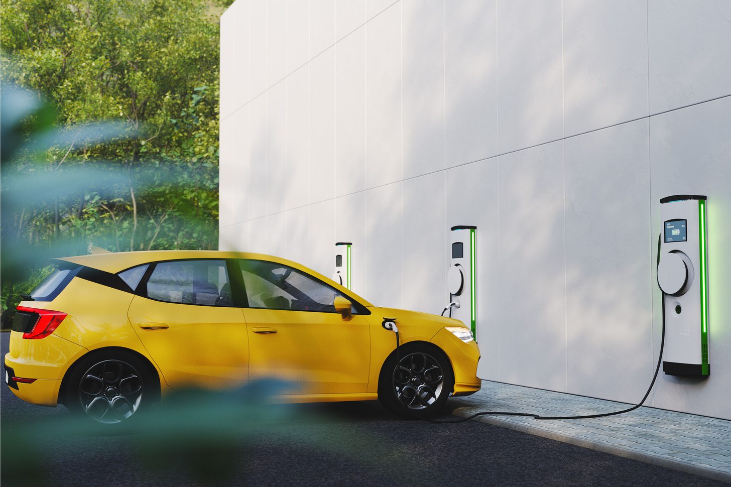 borne recharge vehicule electrique