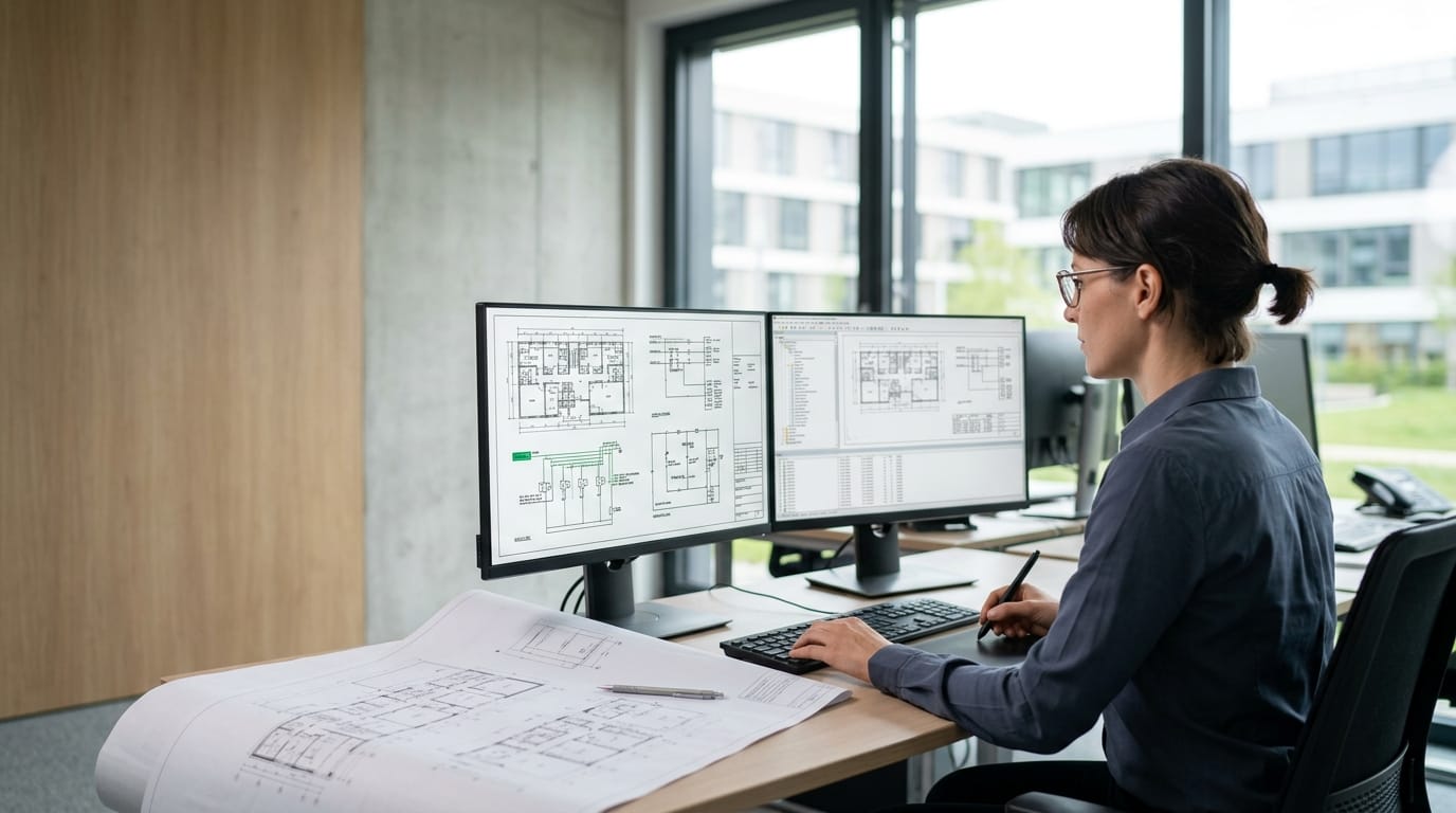 Ingénieur d'un bureau d'études en phase APS-PRO rédige le CCTP GTB conforme Décret BACS avec l'appui Idealys