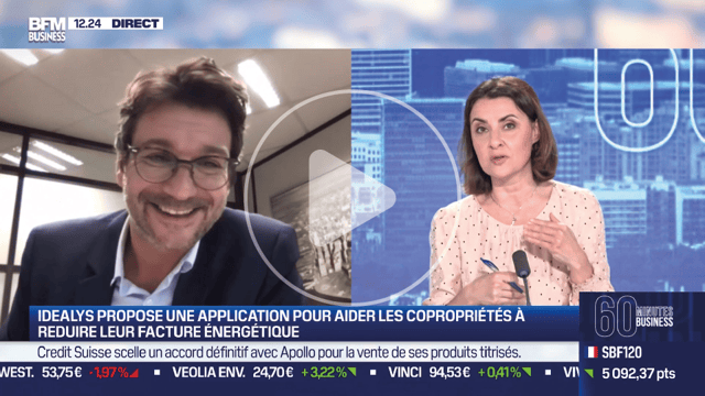Vignette - Réduire factures d'énergie solutions Idealys - BFM Business