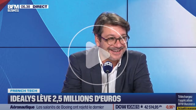 Vignette - Levée de fonds Idealys BFM Business