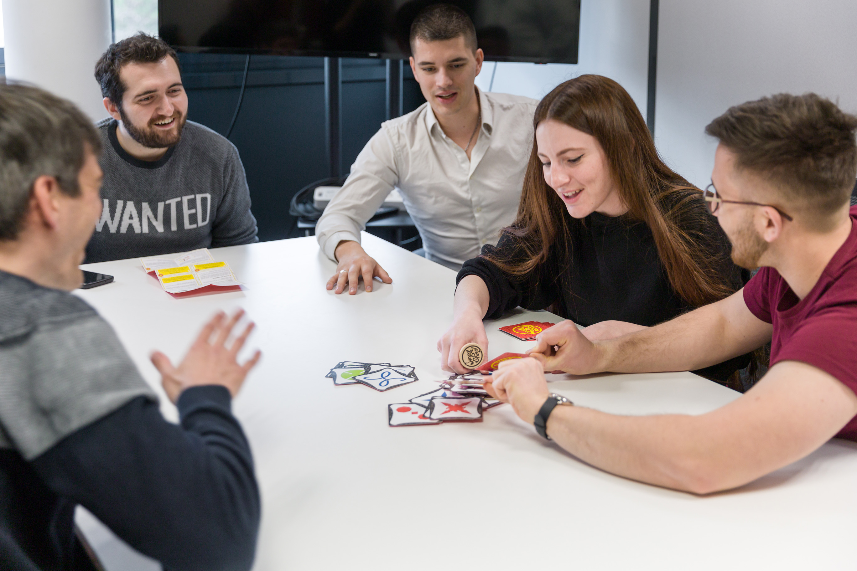 Collaborateurs Idealys pause jeux